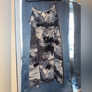 VENUS Monochrome 100% Silk Dress Large